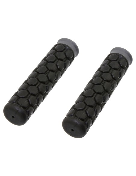 M.T.B Grips 7/8 long 130mm Octagon 191 Black.